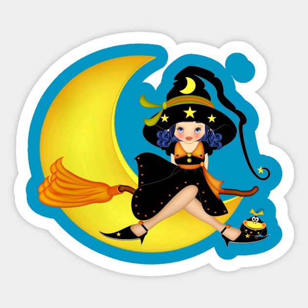 Sexy Witch Sticker by angelwhispers